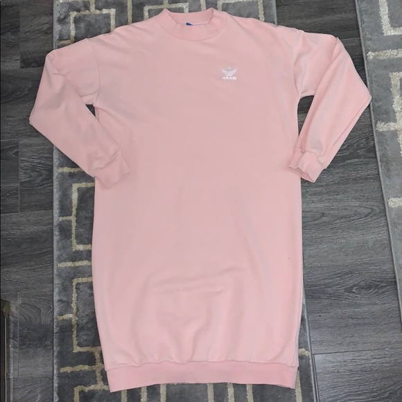 light pink adidas dress